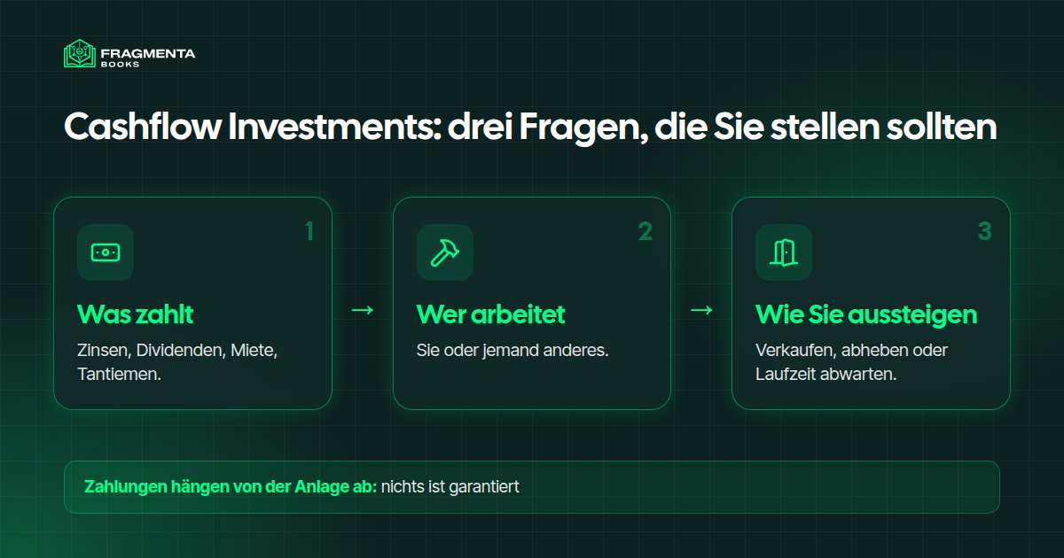 Cashflow Investments: was Sie bezahlt, wie viel Arbeit bleibt, wie Sie aussteigen