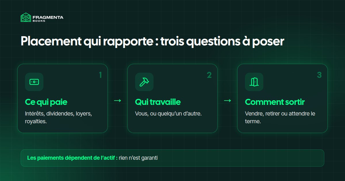 Placement qui rapporte : ce qui vous paie, le travail qui reste, comment vous sortez