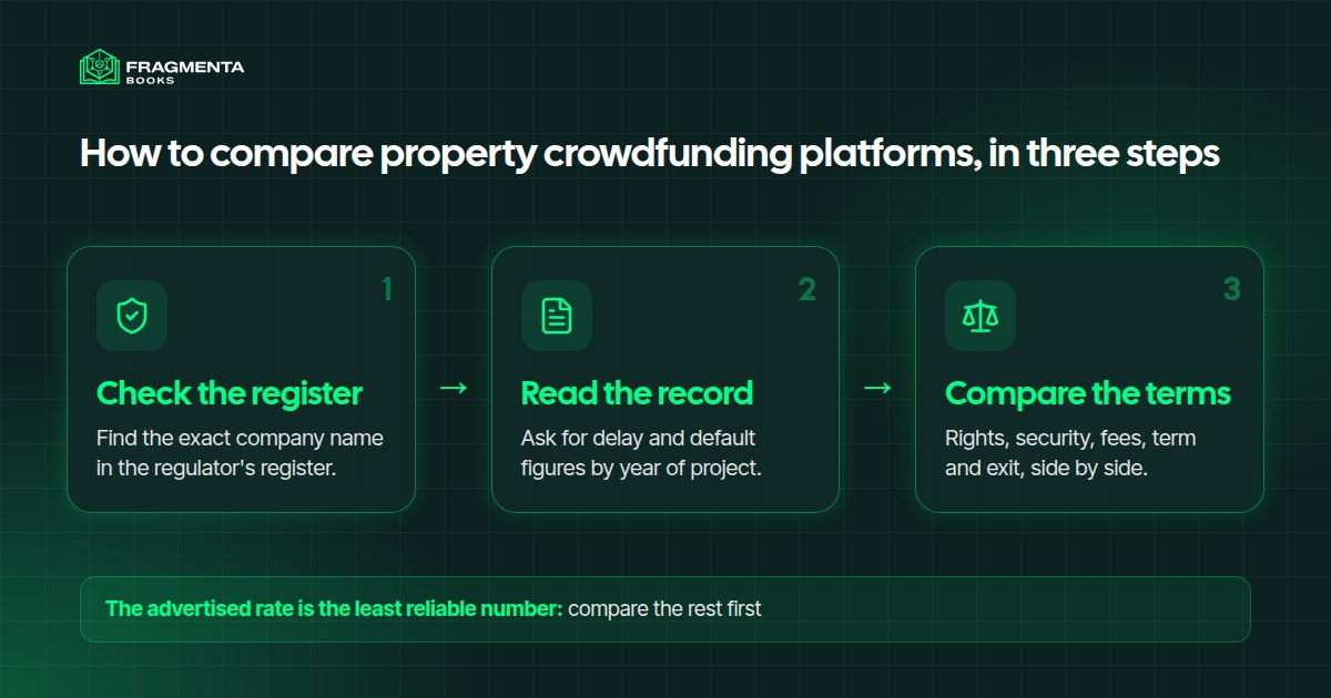Real estate crowdfunding platforms: the three steps to compare them